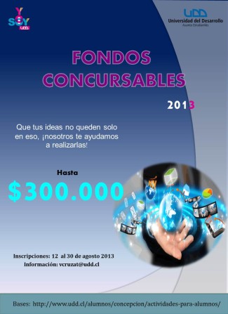 AFICHE FONDOS CONCURSABLES 2013