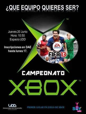 AFICHE CAMPEONATO XBOX